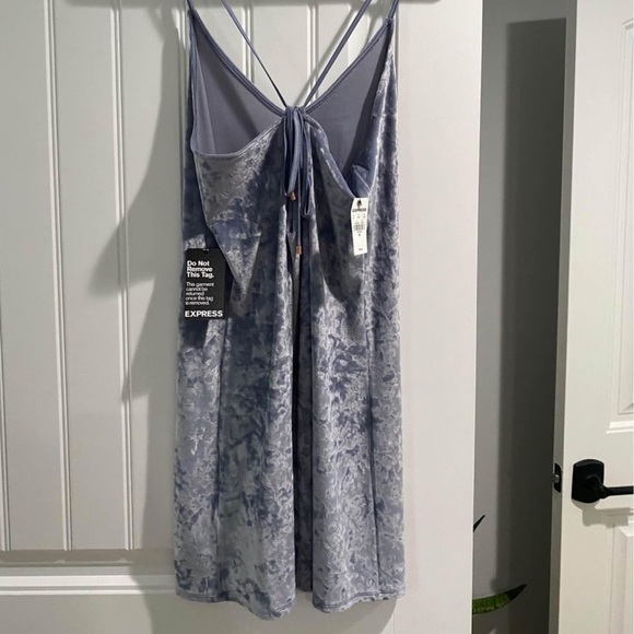Express Velvet Slip Dress - Picture 2 of 3